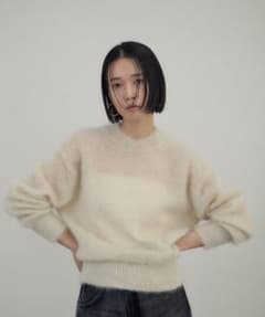 現行品 Batoner PURE MOHAIR SHAGGY CREW NECK - メルカリ