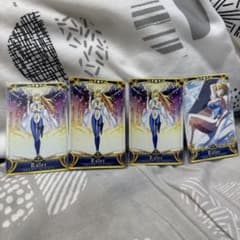 fgoac 水着アルトリアルーラー バニ上フェイタル4枚セット(初期3 最終1