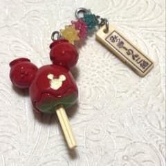 TDR ディズニー ミッキーりんご飴 ストラップのサムネイル