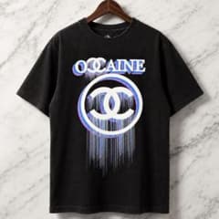 【レア】ストリート系 グラフィック Tシャツ 黒　ロック　ヒップホップのサムネイル