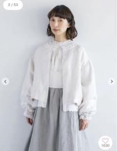 ♡ 【kazumi×SamansaMos2 】リバーシブルジャケット　オフのサムネイル
