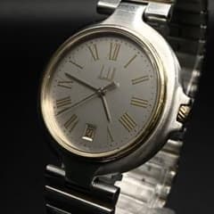 dunhill クォーツ ラウンドフェイス 腕時計 コンビ 7 31058 dunhill クォーツ ラウンドフェイス 腕時計 コンビ 7 31058 - メルカリ
