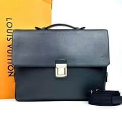 極美品 ルイヴィトン タイガ ヴァシリPM M32640 2way ボレアル 紺