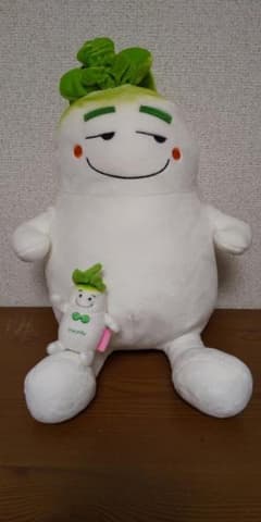 厶課長（韓国・大根キャラクタ）　ぬいぐるみのサムネイル