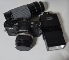OLYMPUS OM-4 本体 ズイコーレンズ ストロボセット３点セット OLYMPUS OM-4 本体 ズイコーレンズ ストロボセット3点セット - メルカリ