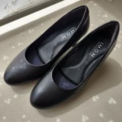 ブラックハイヒール 22.5センチのサムネイル