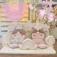 yooさん専用❤️ ひな祭り　桃の節句　ハンドメイド　トールペイントのサムネイル