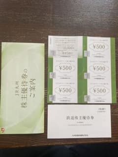 JR九州 株主優待券のサムネイル