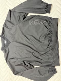 Stüssy ナイロンジャケット プルオーバー ブラック M