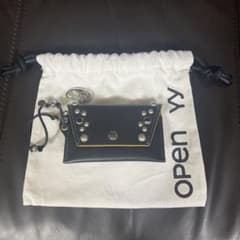 OPEN YY スタッズ キーホルダー・カードケース ブラック OPEN YY スタッズ キーホルダー・カードケース ブラック - メルカリ
