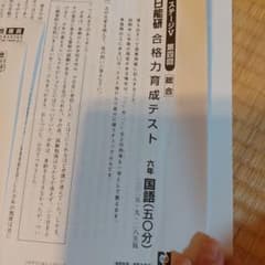日能研2025年6年公開模試１回&合格力実践テスト1回&合格力育成テスト2回分のサムネイル
