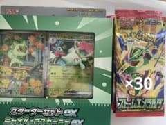 ポケモンカード スターターセットex ニャオハ&ストームエメラルダ30
