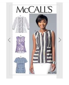 McCall's 型紙 パターン トップス　洋裁　アメリカ製のサムネイル