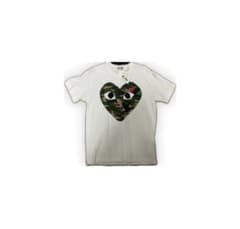 PLAY COMME des GARÇONS カモフラハート Tシャツ - メルカリ