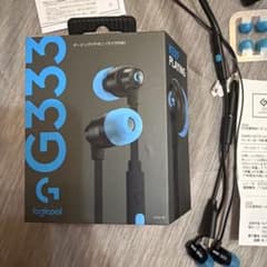 Logicool G333 ゲーミングイヤホン マイク付き - メルカリ