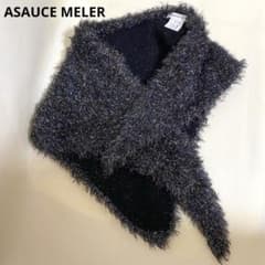 ASAUCE MELER ラメストール トライアングルニットストール - メルカリ