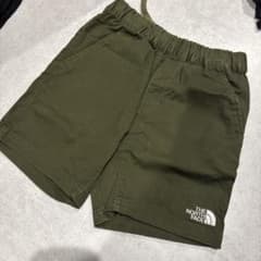 未使用　ノースフェイス　ハーフパンツ　120 カーキのサムネイル