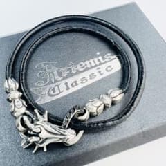 Artemis Classic ドラゴン ヘッド レザー 2連 ブレスレット. Artemis Classic ドラゴン ヘッド レザー 2連 ブレスレット. - メルカリ