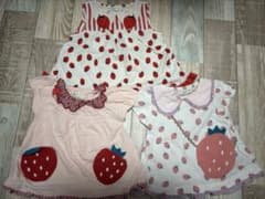 さくぞう様専用_ベイビーチアー トップス いちご チュニック 半袖 80cmのサムネイル