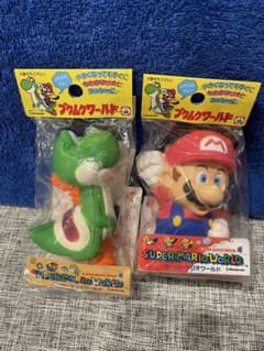 激レア 当時物 スーパーマリオワールド プクムクワールド マリオ ヨッシー 2種 激レア 当時物 スーパーマリオワールド プクムクワールド マリオ