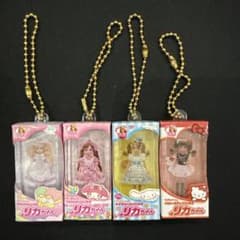 リカちゃん サンリオキャラクターズ ミニチュアチャーム 4種セット