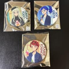 アイカツ　キャラバッジコレクション　お忍び食べ歩きver. 　3つセットのサムネイル
