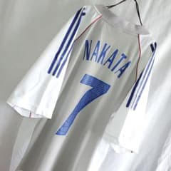 アディダス 日本代表 ユニフォーム ウェア 白 2002 中田英寿選手