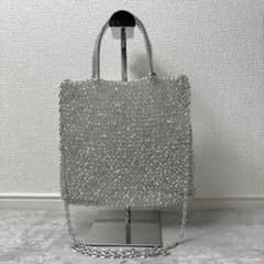 美品✨アンテプリマ ミディアム 人気色 シルバー チェーン 2way