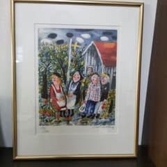 Sven Lidberg リトグラフ　スウェーデン画家 Sven Lidberg リトグラフ スウェーデン画家 - メルカリ