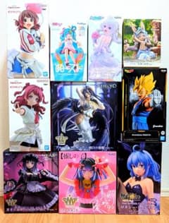 アルベド/学園アイマス/ベジット/ロキシー他】プライズ10体セット