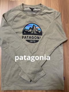 ほぼ未使用　patagoniaロング　長袖Tシャツ　ブラウン　Mサイズのサムネイル