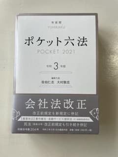 ポケット六法 令和3年版のサムネイル