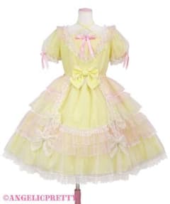 topping heart イエロー　ワンピースのサムネイル