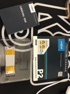 Crucial SSD NVMe M.2 500gb (P2) ヒートシンク付きのサムネイル