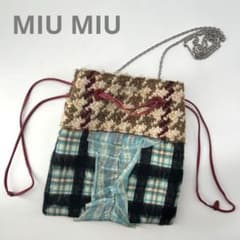 14119✨日本限定✨レア miu miu パッチワーク ミニポーチバッグ - メルカリ