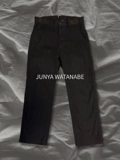 12AW】JUNYA WATANABE ブラックコットンワークパンツ XS - メルカリ