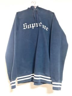 【SALE】supremeネイビープルオーバーパーカーのサムネイル