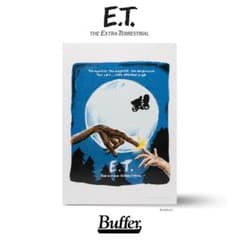 BUFFER　E. T. Fly Me To The Moon　ポスター　ET BUFFER E. T. Fly Me To The Moon ポスター ET - メルカリ