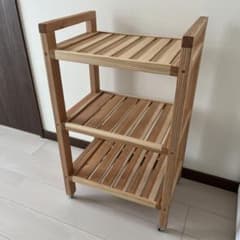 国産　杉　木製ワゴン　受注生産　オーダーのサムネイル