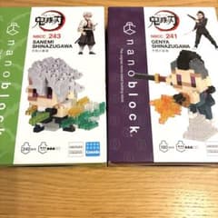 鬼滅の刃 nanoblock ナノブロック 不死川実弥 玄弥 技ver