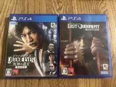 JUDGE EYES 死神の遺言 ＆ LOST JUDGMENT PS4ソフト - メルカリ