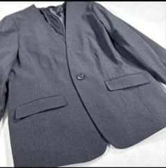 ノーカラージャケット パンツ セットアップ グレーのサムネイル