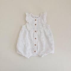 H&M コットンモスリン素材 ロンパース 60のサムネイル
