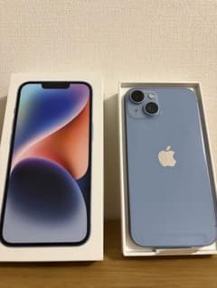 iPhone14 256GB 本体 ブルー　箱有り SIMフリーのサムネイル