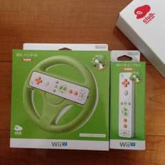 Wii ハンドル リモコン ヨッシー セットのサムネイル