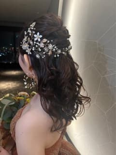 結婚式　ヘアアクセサリーのサムネイル