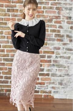 tocco closet リボンレースタイトスカートのサムネイル