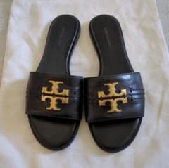 TORY BURCH サンダル ブラック ゴールド金具のサムネイル