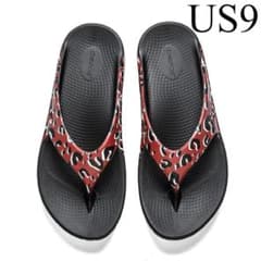 US9　ソロイスト　OOFOS レオパード　SOLOIST flip-flop US9 ソロイスト OOFOS レオパード SOLOIST flip-flop - メルカリ