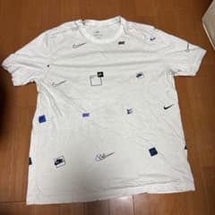 NIKE 総柄 Tシャツ ホワイト